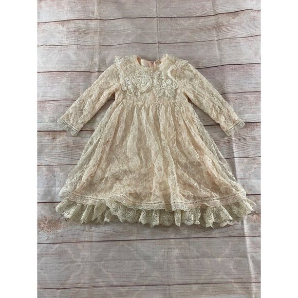 Vintage Gunne Sax By Jessica McClintock Toddlers Dress - 5 - Picture 4 of 16